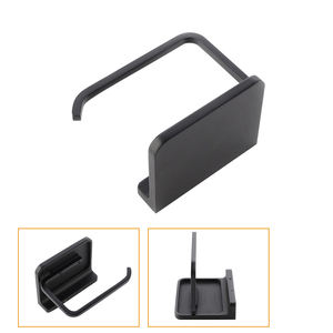 Portarrollos de Papel Higiénico Moderno con Repisa para Teléfono, Acero Inoxidable Negro Mate, Montaje en Pared para Baño, Cocina y Gimnasio - Product Image 6