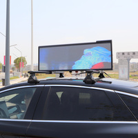Pantalla Publicitaria LED para Techo de Taxi/Auto YAHAM P2.96mm Ultra Delgada de 7cm, OLED a Todo Color, HD, Eficiente Energéticamente, con GPS, WiFi y 2 Años de Garantía