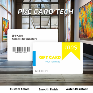 Precio preferencial Tarjetas de regalo de plástico de negocios personalizadas Tarjetas de descuento de venta Tarjetas de membresía de PVC con código de barras y código QR - Product Image 4