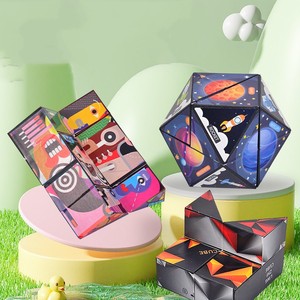 Đồ Chơi Giảm Căng Thẳng Hộp Chuyển Hình Rèn Luyện Não Đồ Chơi Khối Lập Phương Ma Thuật Từ Tính Hình Học 3D - Product Image 5
