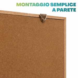 Organizador de llaves de madera para montar en la pared, caja para llaves de 20x30 cm con ganchos para hoteles y alojamientos. - Product Image 5