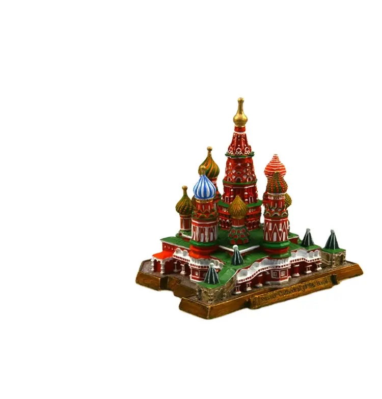 Vasile Olv Kathedraal Miniatuur Building Russische Souvenir