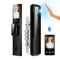 TTLock WiFi Smart Lock 3D Face Palm Vein Empreintes Digitales Déverrouillage Automatique Interphone Vidéo Numérique Sans Clé Smart Lock pour la Maison