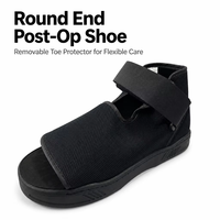 Chaussure de récupération post-opératoire réglable à scratch, universelle gauche/droite, pour fracture de l'orteil et soins du pied diabétique