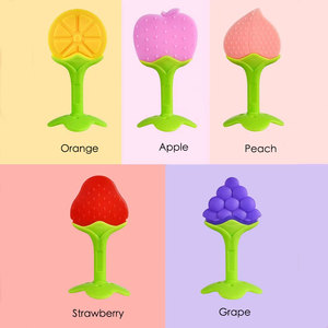 Juguetes <span class=keywords><strong>de</strong></span> Dentición <span class=keywords><strong>de</strong></span> Frutas Suaves para Bebés, <span class=keywords><strong>Mordedores</strong></span> <span class=keywords><strong>de</strong></span> Silicona para Bebés, Aptos para <span class=keywords><strong>Congelador</strong></span>, para Bebés y Niños Pequeños - Product Image 6