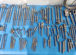 Thép không gỉ 316 turnbuckle tensioner swageless thiết bị đầu cuối 1/8 "cáp lan can phụ kiện - Product Image 6