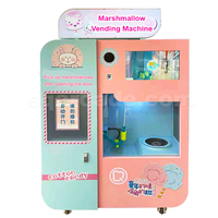 Distributeur mobile de bonbons à fleurs fonctionnant avec des pièces de monnaie aux philippines/distributeur automatique de barbe à papa/distributeurs intelligents