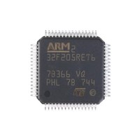 Microcontrolador STM32F205RET6 LQFP-64 ARM Cortex-M3 de 32 bits, MCU, producto original y genuino
