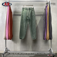 Set Hoodie dan Jogger Batik Retro Fleece dengan Resleting Ganda, Tahan Angin, Tersedia