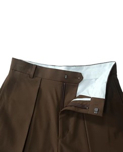 <span class=keywords><strong>Pantaloni</strong></span> <span class=keywords><strong>Eleganti</strong></span> Casual da Uomo OEM Personalizzati, Stile Vintage a Vita Alta con Pieghe e Gamba Larga, <span class=keywords><strong>Pantaloni</strong></span> Formali per Uomo - Product Image 3