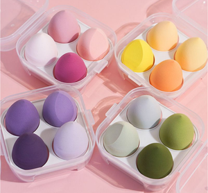 Esponja de Maquillaje Suave con Corte Biselado, Aplicador de Polvo y Base Húmeda/Seca, Herramienta Cosmética de Belleza - Product Image 2