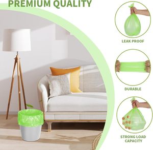 ถุงขยะพิมพ์ลายขนาดใหญ่แบบหนาพิเศษ ม้วนแบบกันรั่ว ปากแบน ขนาดสั่งทำได้ ถุงขยะแบบใช้แล้วทิ้งสำหรับขยะอาหาร จัดจำหน่ายจากโรงงาน - Product Image 4