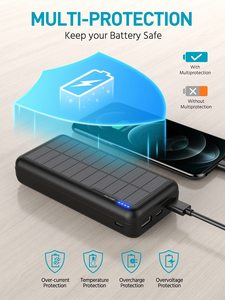 HYTO Chargeur <span class=keywords><strong>solaire</strong></span> Power Bank Power Station 30000mAh Power Bank Chargeur de téléphone <span class=keywords><strong>portable</strong></span> <span class=keywords><strong>Batterie</strong></span> mobile pour le camping en plein air - Product Image 3