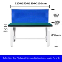 Banc de travail ESD électrique, profil en aluminium robuste, banc de réparation mobile de laboratoire avec étau pour l'école et l'hôpital