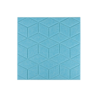 Panneaux muraux en feutre RPET autocollants sur mesure, panneaux acoustiques en polyester recyclé pour l'absorption du son, pour murs et plafonds
