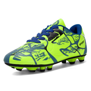 Chaussures <span class=keywords><strong>de</strong></span> football 163 à tige basse en cuir avec crampons adhésifs, crampons longs, crampons cassés, grande <span class=keywords><strong>taille</strong></span>, chaussures <span class=keywords><strong>de</strong></span> sport pour garçons et filles - Product Image 3