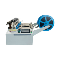 Machine de découpe de ruban de sangle de nylon de corde élastique automatique