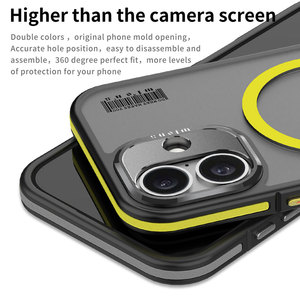 Laudtec Sjk809 coque de téléphone givrée charge magnétique Simple affaires Anti-empreintes digitales pour Iphone 16 15 14 13 12 11 Plus Pro Max - Product Image 5