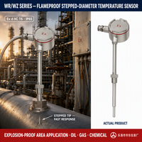 Termokopel RTD Anti Ledakan Huadong Full Stainless Steel WR/WZ untuk Atmosfer Minyak, Gas, Bahan Kimia, Bahan Peledak, dan Korosif