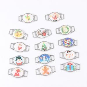 Grosir Cina Logam Campuran Seng Desain Kustom Oval Bentuk Persegi Panjang <span class=keywords><strong>Nfl</strong></span> Tali Sepatu Pesona untuk Dekorasi Sepatu - Product Image 3