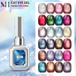 MH Gel pour ongles professionnel de luxe à effet œil de chat, 36 couleurs, haute pigmentation, longue durée, non toxique, certifié MSDS, durcissement <span class=keywords><strong>UV</strong></span>/LED - Product Image 1