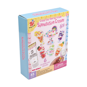 Full Custom <strong>Cream</strong> Glue <strong>Air</strong> <strong>Dry</strong> Clay Create Your Own Ice <strong>Cream</strong> with Simulation <strong>Cream</strong> for Creativity DIY Crafts for 3+ Years Kids - Product Image 1