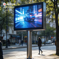 Светодиодные экраны ALSON LED P6 для торговых центров и аэропортов, стационарные уличные рекламные LED-дисплеи и билборды