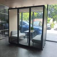 Cabine téléphonique insonorisée pour bureau, cabine acoustique intérieure pour enregistrement, cabine silencieuse pour étude, cabine de réduction du bruit pour la pratique des instruments de musique