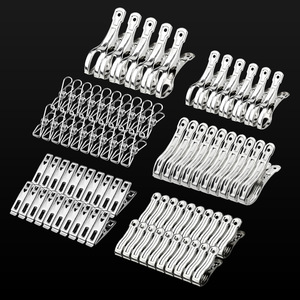 Đa Chức Năng Thép Không Gỉ Kẹp Quần Áo Đa Kích Thước Clip Chống Trượt Và Windproof Quần Áo Khô Móc Áo Kẹp Quần Áo - Product Image 3