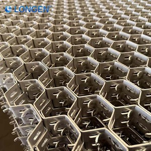 Factory Direct Heat Resistant Tortoise Shell Steel Wire Mesh Hex <strong>Metal</strong> <strong>Grid</strong> for Refractory Lining Durable Construction Large - Product Image 4