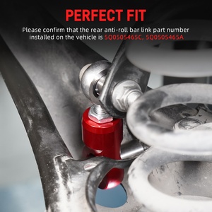 Enlace de extremo trasero ajustable BEVINSEE para VW para Golf 8 2020 + 7 7,5 2013-2020 Passat B8 <span class=keywords><strong>Arteon</strong></span> Tiguan II Jetta GLI 7 5Q0505465C - Product Image 2