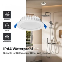 Spot encastré ultra-plat en aluminium 12W LED, spots LED Yiwu, SAA CE, découpe 90mm, dimmable, IP44, pour la maison