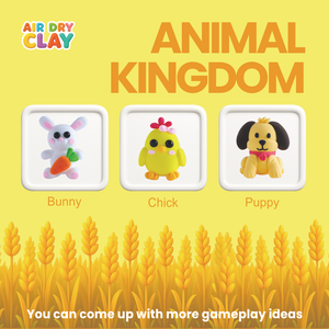 Không khí khô đất sét kit, động vật mô hình đất sét cho trẻ em, mô hình ma thuật Đất Sét với điêu khắc công cụ và hướng dẫn, an toàn và không độc hại - Product Image 3