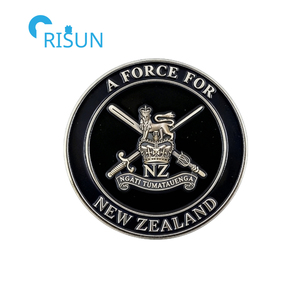 Souvenirs personnalisés Nouvelle-Zélande Drapeau néo-zélandais Forces Vétéran Médaillon Pièces commémoratives Pièce <span class=keywords><strong>de</strong></span> défi personnalisée Nouvelle-Zélande - Product Image 2