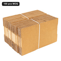 Carton en carton ondulé pour produits frais, boîte d'expédition durable, taille personnalisée, impression de logo, options de matériaux pour le transport