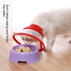 <span class=keywords><strong>Collar</strong></span> para Gato Elizabeth, Diseño de Cabeza de Gato, Transparente, de Plástico, Ecológico, con Cierre de Botón, Anti-Mordidas, Anti-Lamidas, para Perros - Product Image 4
