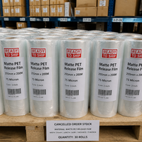 [Stok Pesanan Dibatalkan] Film PET Matte 23um 1-3g Ultra Ringan Lebar 255mm untuk Pita AB & Pelindung Ponsel