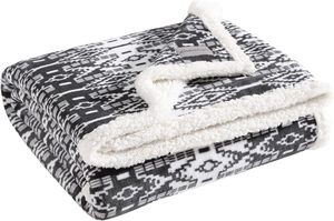 Vente en gros de couverture de lit en molleton de flanelle de Noël draps de lit canapé Sherpa <span class=keywords><strong>Plaid</strong></span> fabrication de décoration intérieure d'hiver technique tissée - Product Image 5