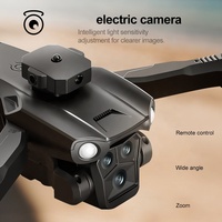 Drone RC 4DRC V52 avec évitement d'obstacles, caméra HD 480P, WiFi FPV, quadricoptère pliable, maintien d'altitude, vol stable, jouet aérien