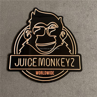CoolGift Mart Monkey Neon Sign, enseigne néon LED à intensité variable, contrôlée par Bluetooth/WiFi, à fixer au mur, décoration de voiture, cadeau de Noël/anniversaire pour garçons et hommes