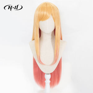 ND <span class=keywords><strong>Marin</strong></span> Kitagawa Cosplay pelucas hechas a máquina 130% densidad resistente al calor gorra ajustable Comic Con Coser accesorio - Product Image 5