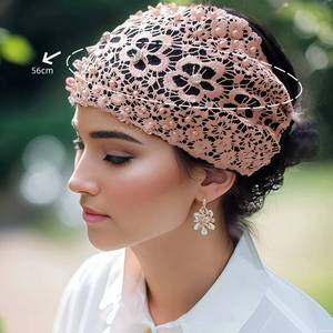 Wholesale Custom Soft Stretchy Hijab Cap Adjustable Muslim Headscarf Full Neck Coverage Women's Shawl Ethnic <b>Hat</b> - Product Image 3