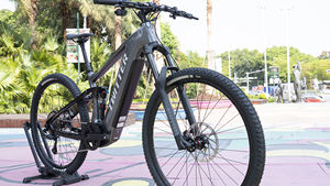 2025 nuevo LIAO Venta caliente EM10 Mid Drive Ebike eléctrico <span class=keywords><strong>MTB</strong></span> inalámbrico Bafang Mid Drive bicicletas de montaña de suspensión completa para la venta - Product Image 3