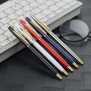 Bolígrafo Metálico Giratorio de 7 Colores con Logotipo Personalizado YS89, Bolígrafo Delgado para Firmar, Regalo Corporativo para Actividades Empresariales - Product Image 2