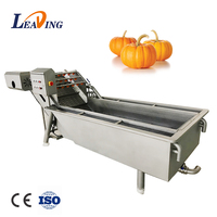 Durian & Kiwi Groentewasmachine 500Kg Capaciteit Motor Aangedreven Voor Fruitverwerkende Fabriek