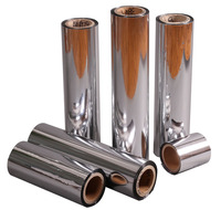 Film en Mylar aluminisé double face en PET opaque doux argenté de 3 microns avec faible transmission de lumière pour détecteur de rayonnement