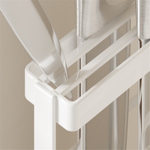 <b>Kitchen</b> Towel Rack Double Tier Stainless Steel Modern Waterproof Standing <b>Storage</b> Cabinet with <b>Shelf</b> - Product Image 4