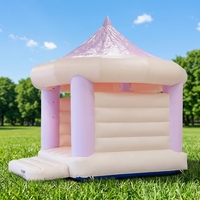 Château gonflable couvert avec toit, protection solaire extérieure, pour enfants, idéal pour la location événementielle - Offre spéciale