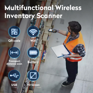 JR <span class=keywords><strong>2D</strong></span> không dây máy quét mã vạch PDA di động hàng tồn kho Máy quét dữ liệu <span class=keywords><strong>Collector</strong></span> với 2.8 inch Màn hình LCD - Product Image 6