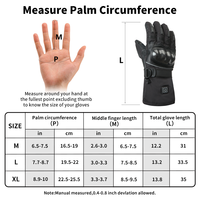 Gants de moto chauffants rechargeables avec écran tactile coupe-vent Caractéristiques Gants de ski pour moto Travail Chasse